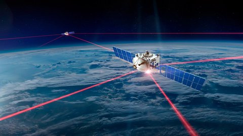 los satélites starlink intercambian petabytes de datos al día a través de enlaces láser espaciales