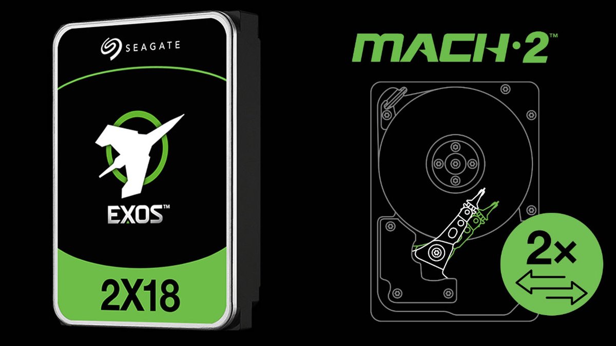 seagate exox18 velocidad mach 2