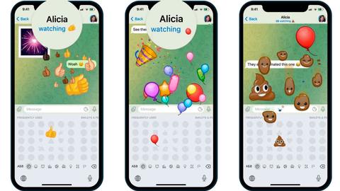 telegram da la bienvenida a los paquetes de emojis personalizados