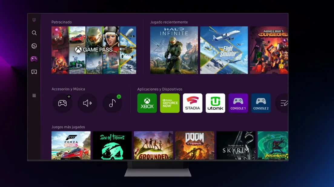samsung gaming hub