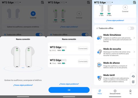 timekettle wt2 edge auriculares traductores idiomas app