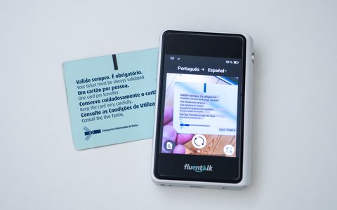 fluentalk t1 mini texto
