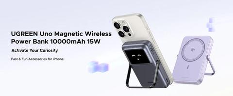 ugreen uno magnetic wireless power bank 10000mah 15w