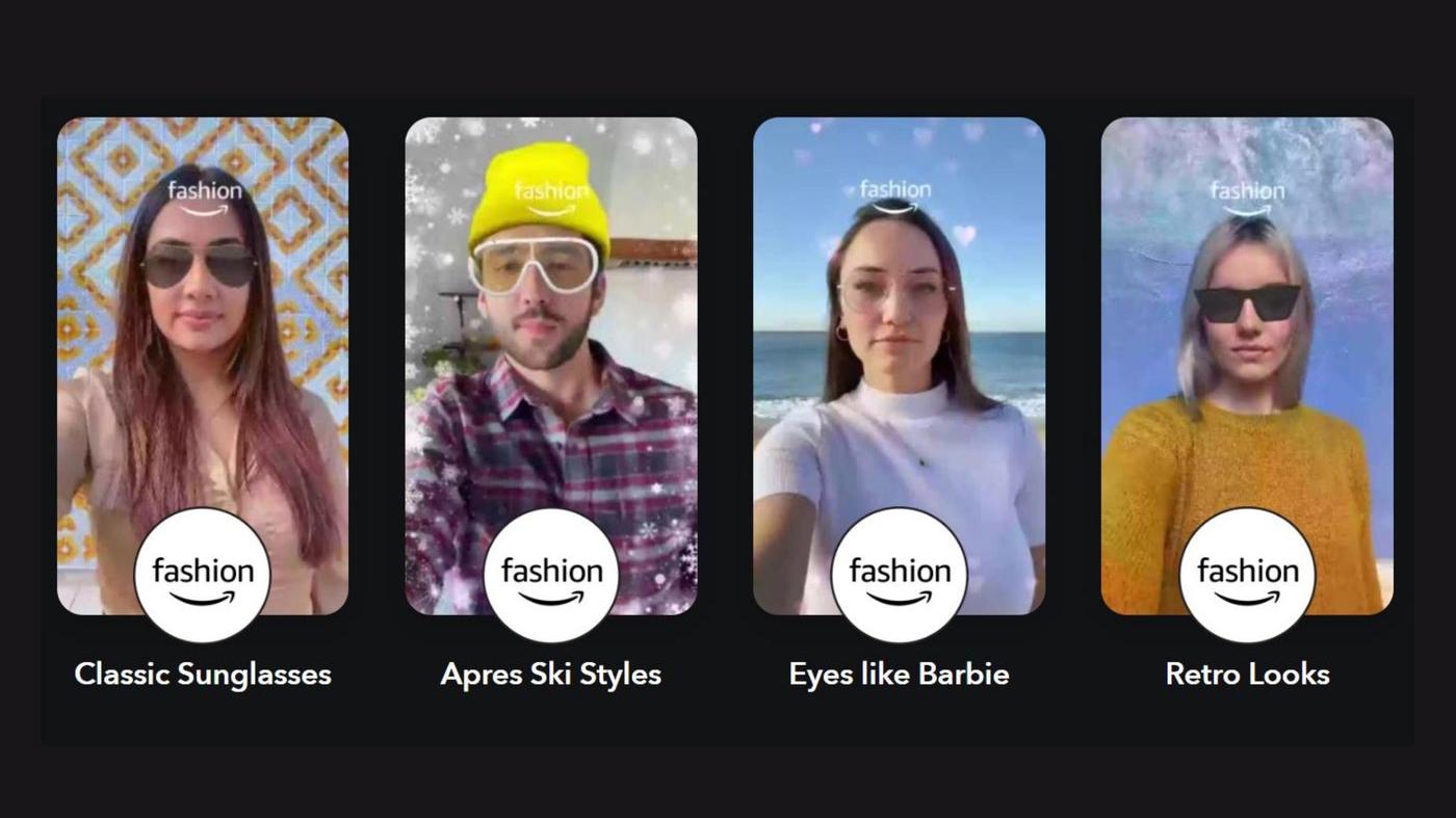 amazon fashion snapchat