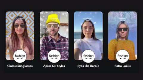 amazon fashion snapchat