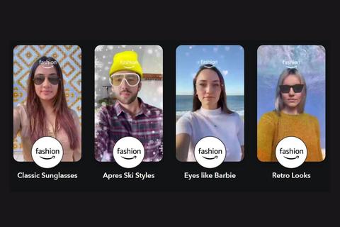 amazon fashion snapchat