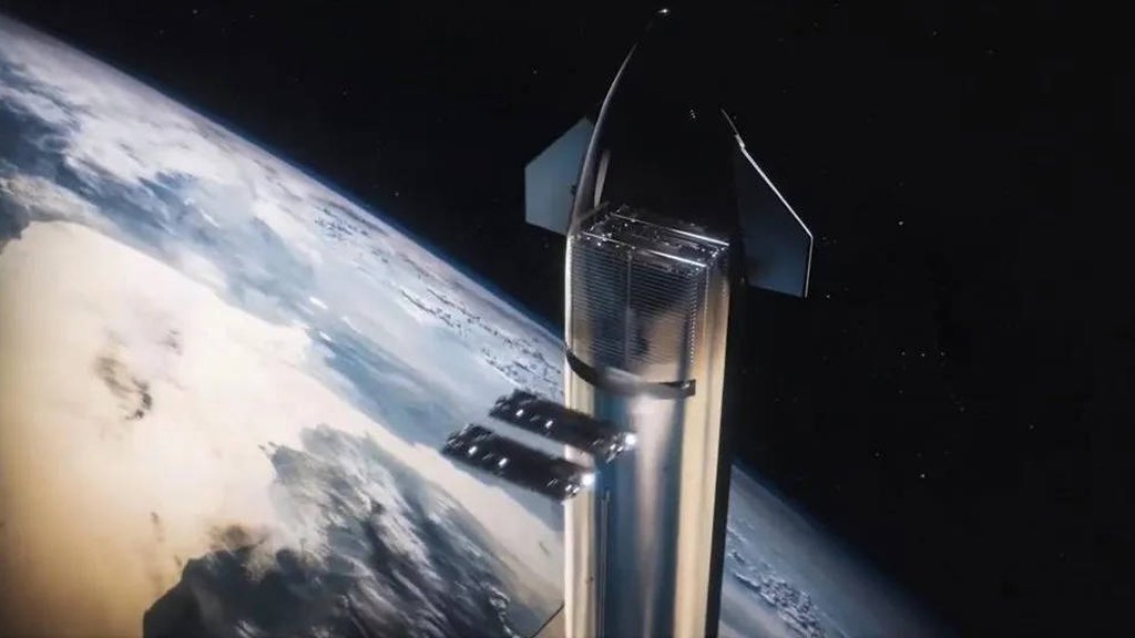 un minisatelite starlink v2 se cae de su orbita