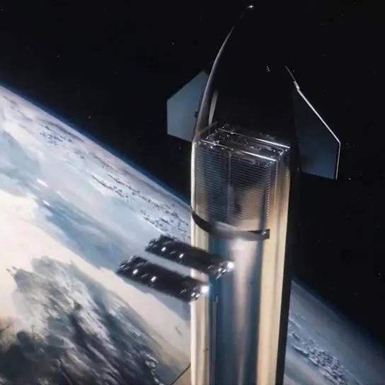 un minisatelite starlink v2 se cae de su orbita