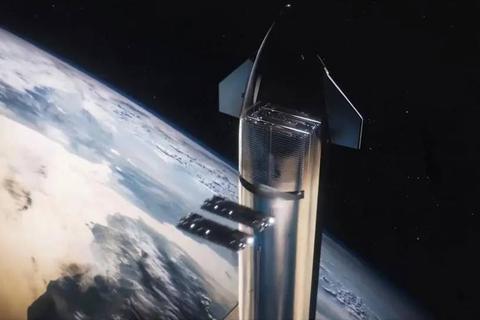 un minisatelite starlink v2 se cae de su orbita