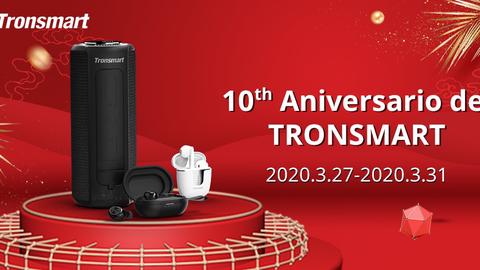 ofertas de tronsmart para el 10º aniversario de ali express