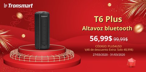 aliexpress 10 aniversario tronsmart t6 plus