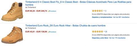 botas estilo timberland amazon