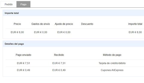devolucion del dinero aliexpress