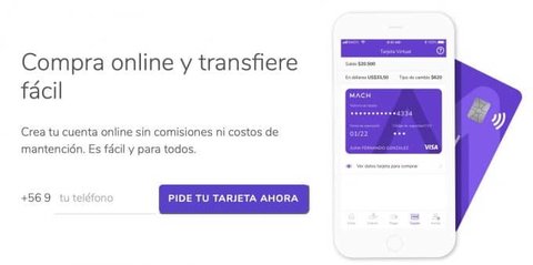 tarjeta mach visa prepago compras aliexpress