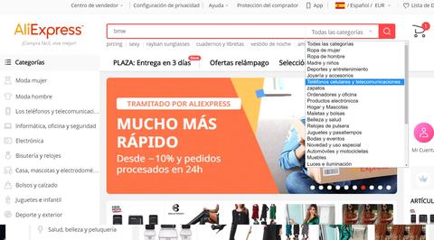 aliexpress categorias