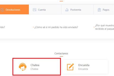 chat ali express