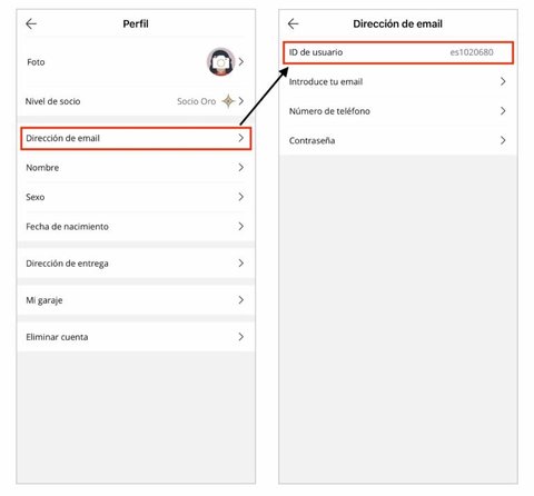 como encontrar id usuario aliexpress app movil