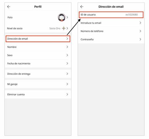 como encontrar id usuario aliexpress app movil