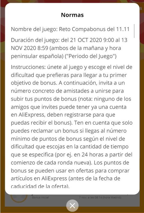 compabonus 11 11 normas del juego