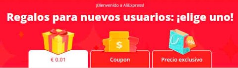 cupon nuevo usuario aliexpress