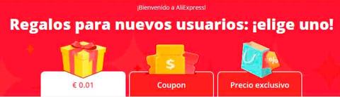 cupon nuevo usuario aliexpress