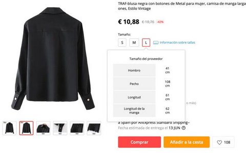 convertir talla china mexicana aliexpress