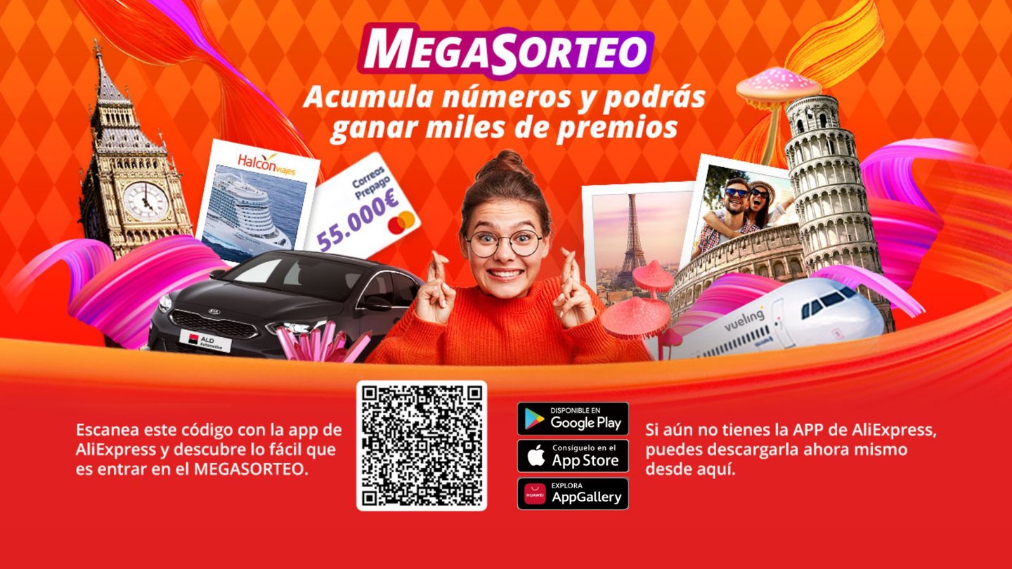 megasorteo aliexpress 11 11