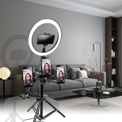 10 pulgadas 26cm usb interfaz regulable led selfie anillo luz c mara tel fono fotograf a