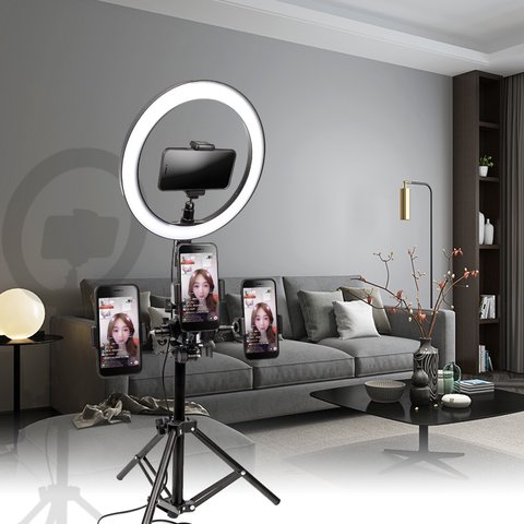 10 pulgadas 26cm usb interfaz regulable led selfie anillo luz c mara tel fono fotograf a