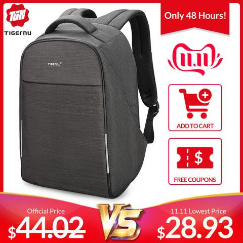 tigernu morral de 2019 de moda 15 6 ordenador port til anti robo dise o hombres