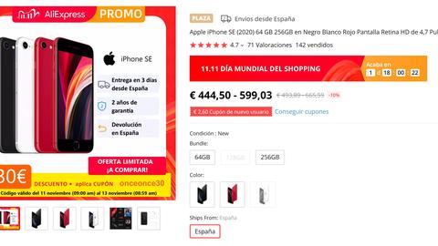 ofertas apple aliexpress 11 11