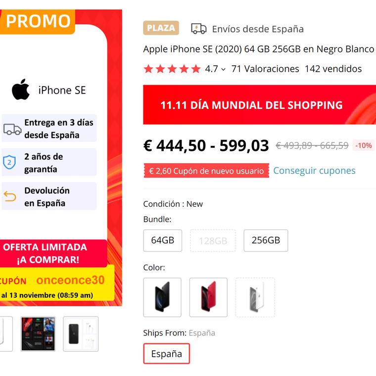 ofertas apple aliexpress 11 11