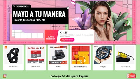 ofertas aliexpress caza tendencias