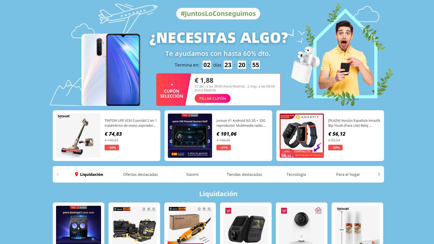ofertas aliexpress quedate en casa