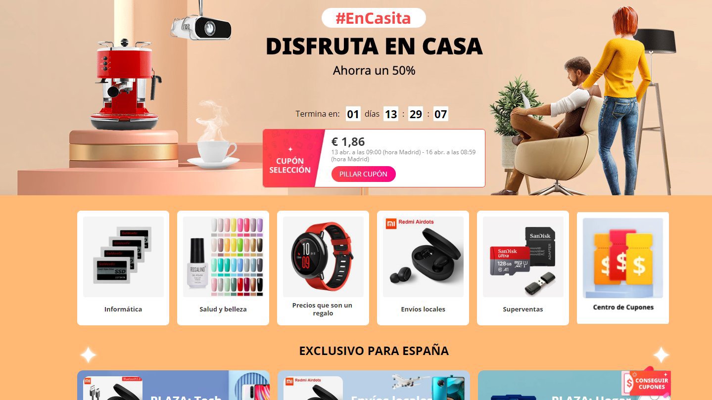 ofertas aliexpress quedate en casa