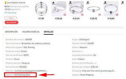 clones pandora baratos aliexpress