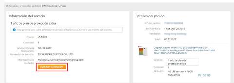 como solicitar garantia aliexpress plaza segunda forma