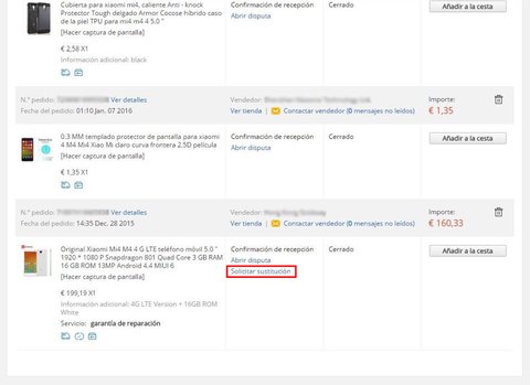 como solicitar garantia aliexpress plaza