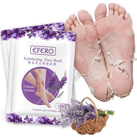 belleza mascarilla exfoliadora de pies