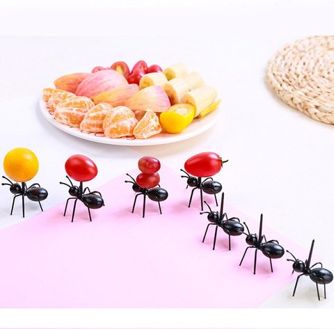cocina palillos con forma de hormiga