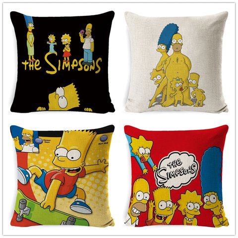 friki funda para cojin de los simpsons
