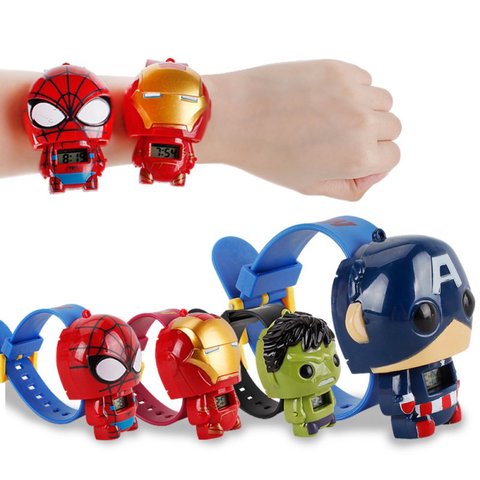juguetes reloj de superheroe