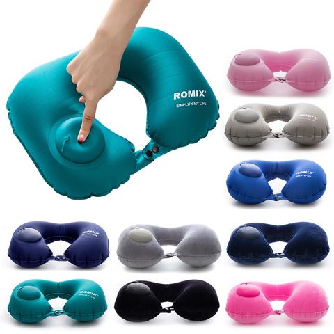 viajes almohada inflable