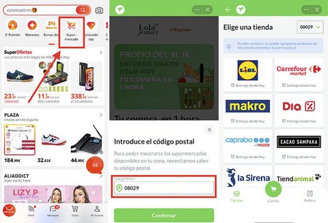 comprar alimentacion aliexpress barato