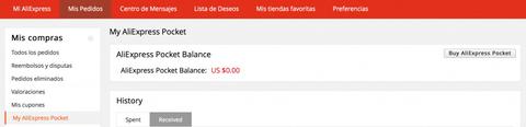 como usar tarjeta regalo aliexpress