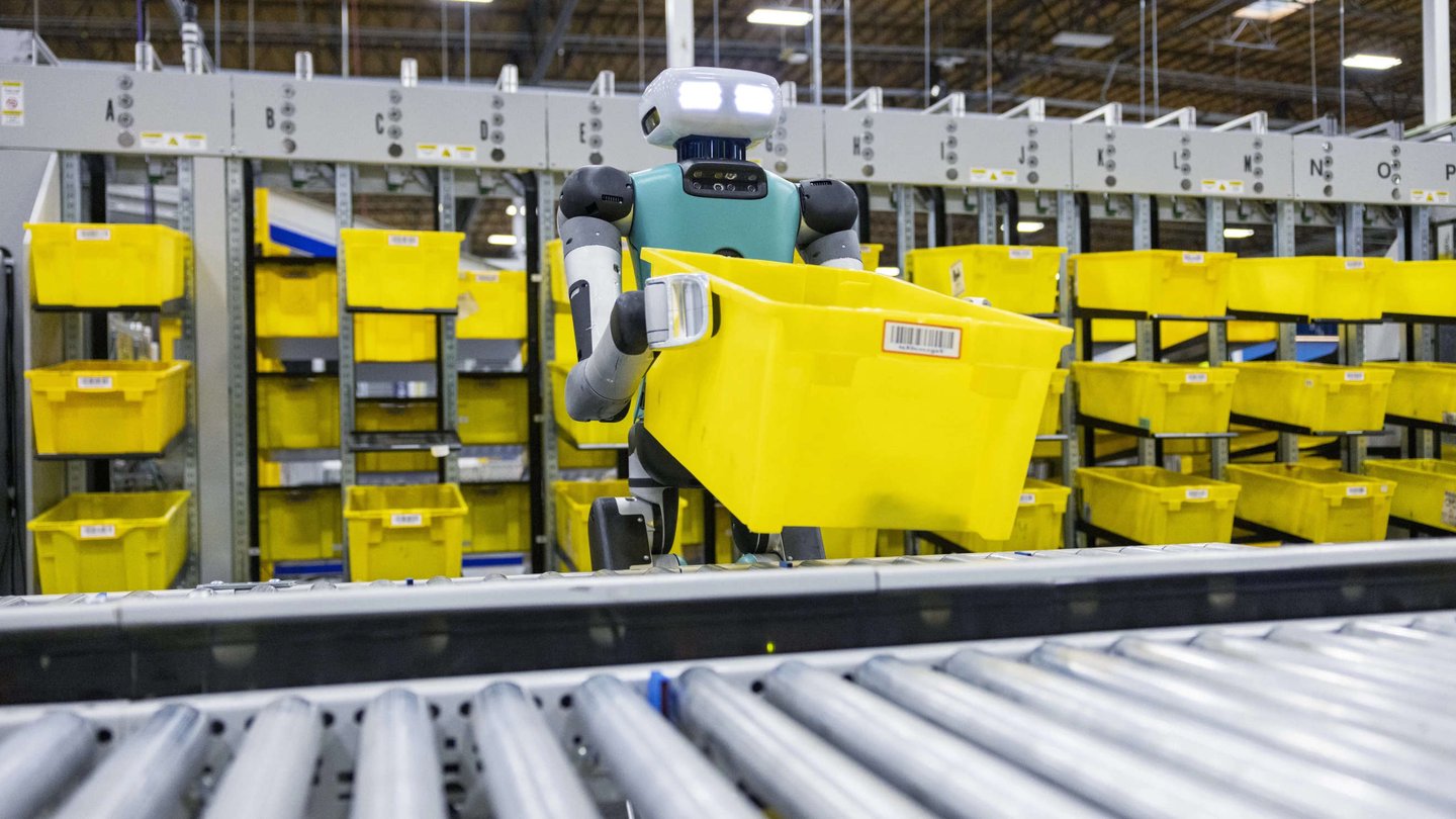 amazon empieza a introducir robots humanoides en sus almacenes