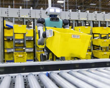 amazon empieza a introducir robots humanoides en sus almacenes