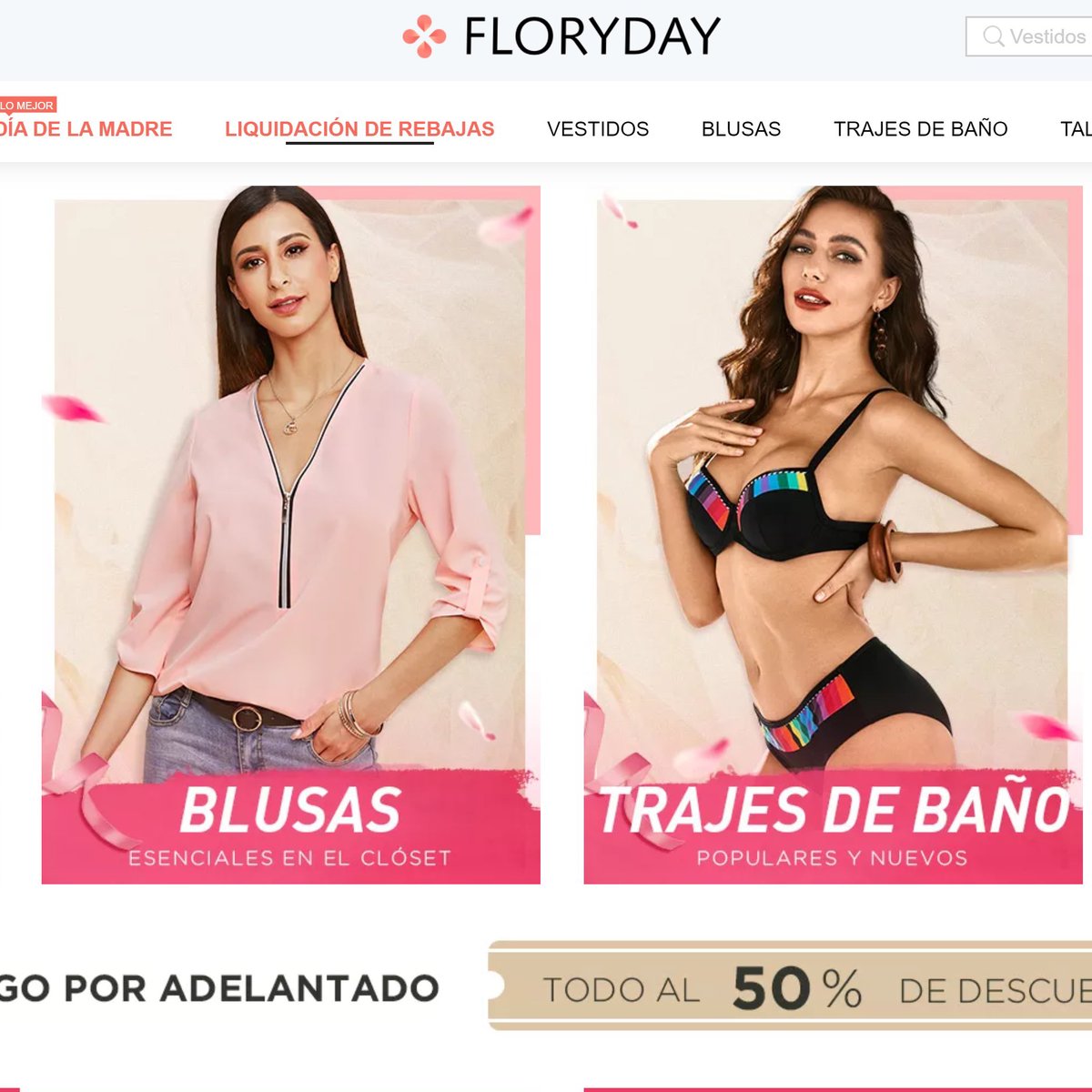 Floryday tienda de ropa outlet