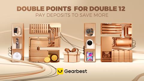 promocion doble puntos gearbest 12 12