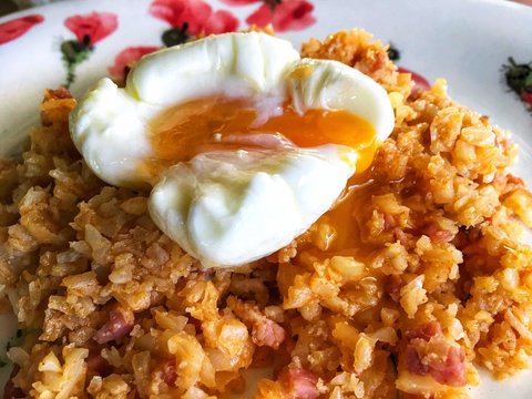 migas huevo jamon